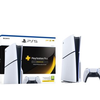 PlayStation 5 Disc Console & PlayStation® Plus Premium 12 Month Subscription Bundle