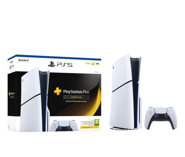 PlayStation 5 Disc Console & PlayStation® Plus Premium 12 Month Subscription Bundle