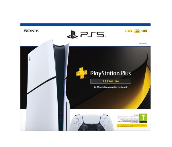 PlayStation 5 Disc Console & PlayStation® Plus Premium 12 Month Subscription Bundle