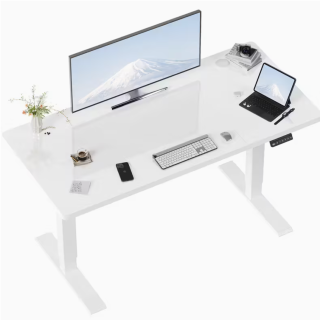 Usado Escritório Ergonómico Ajustável, Mesa Ajustável 100/120cm Avista ou na Parcela de duas vezes